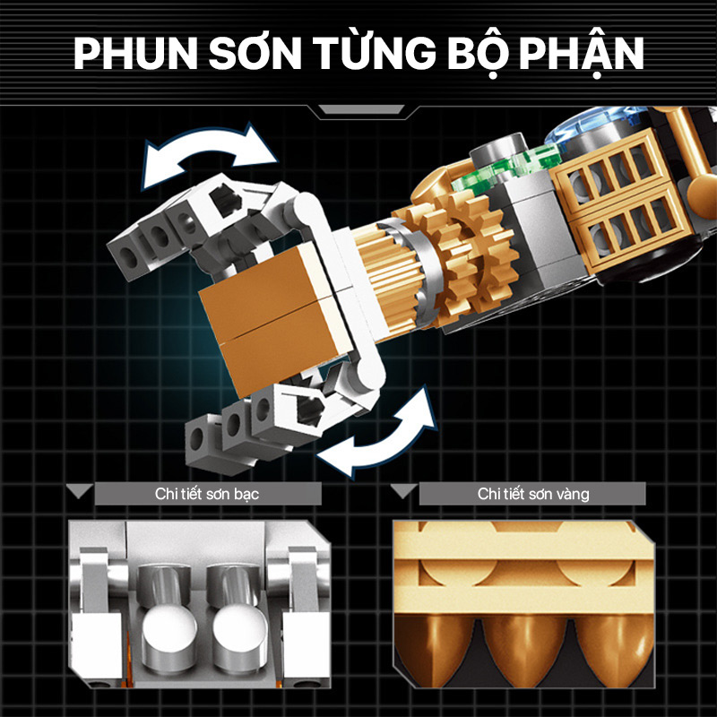 Mô hình lắp ghép - Bear Robot - Deadpool 188014 3 mo hinh lap ghep bear robot deadpool 188014 03